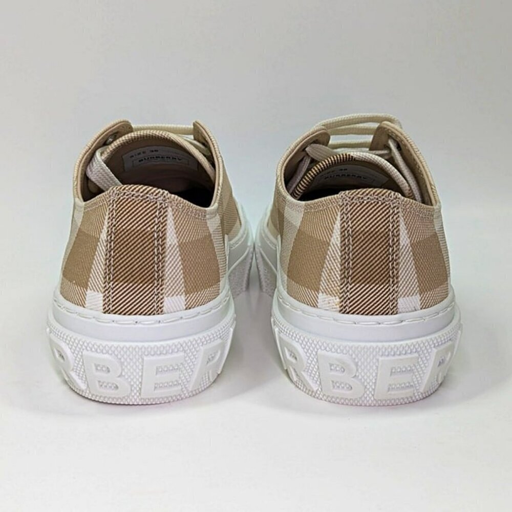 Burberry Women's Jack Checked Low Top Sneakers Size 36 (MSRP $675) - Picture 9 of 11